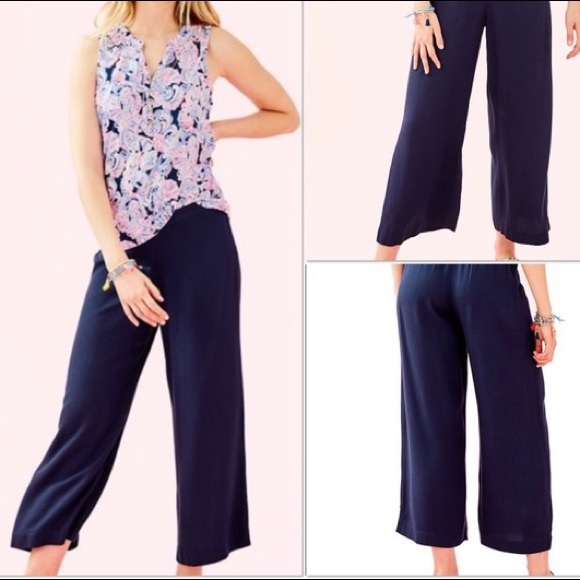 NWT LILLY PULITZER AVERY CROP PANT - Picture 7 of 8